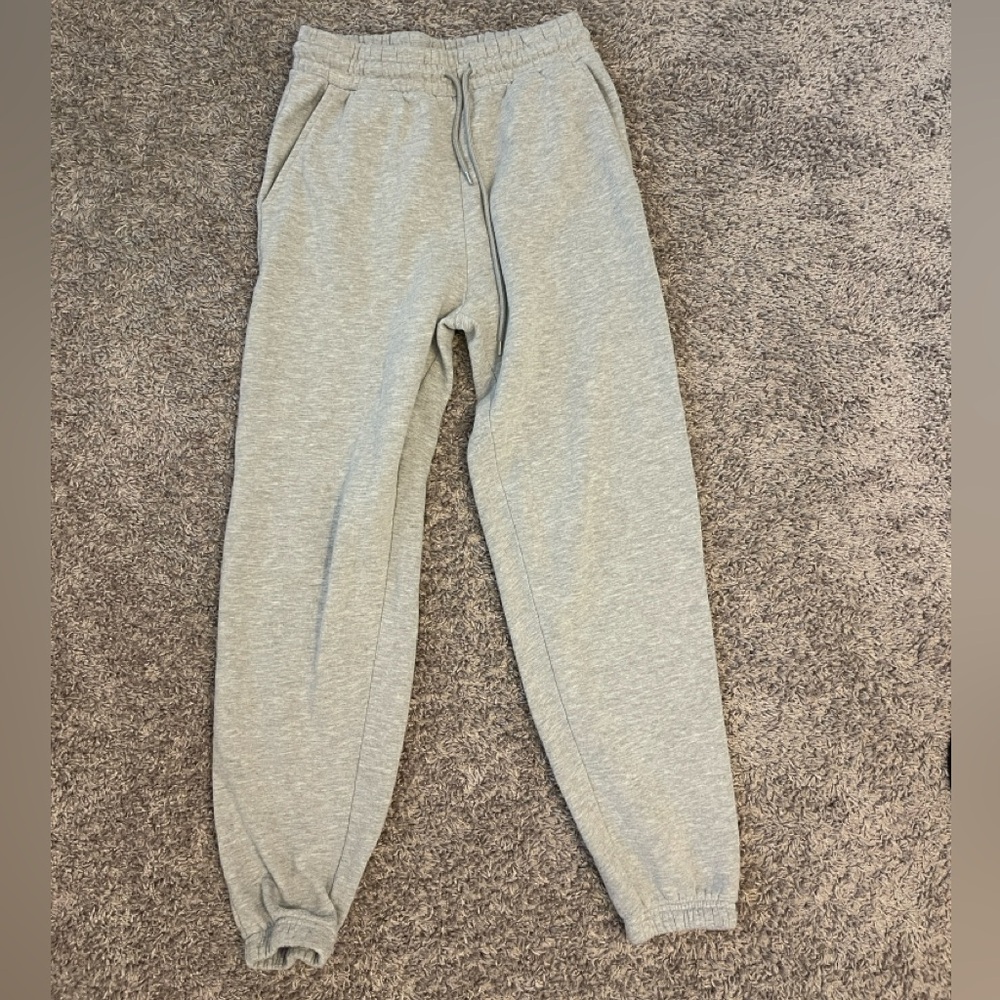 Grey sweatpants